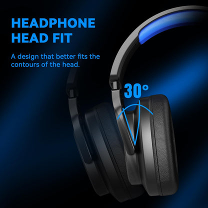 Gaming Headset for PC/PS4/PS5/Xbox One/Switch with Noise Canceling Flexible Mic, 3.5mm Jack, RGB Light (Blue) vanoss controllers